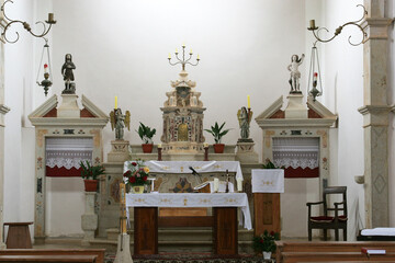 Parish Church of St. Roch in Fuskulin, Croatia