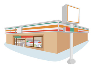 コンビニエンスストアA　オレンジタイプ