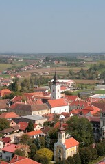 Fototapeta na wymiar The parish church of St. Anne in Krizevci, Croatia