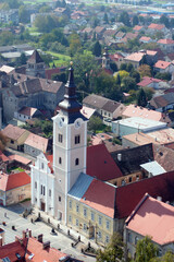 The parish church of St. Anne in Krizevci, Croatia