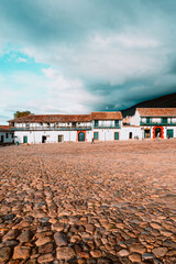 The main plaza of Villa de Leyva