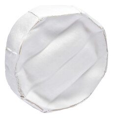 Fresh Brie or Camembert cheese Isolated - obrazy, fototapety, plakaty