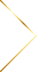 Gold Arrow Design Element