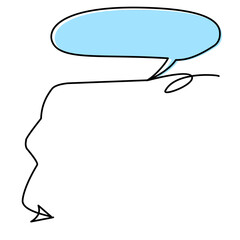 Bubble Text One Line