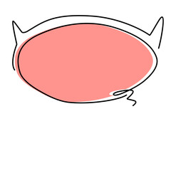 Bubble Text One Line