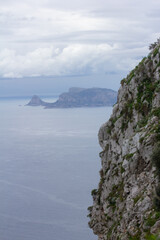 view of the sea from the top of the mountain