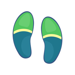 Slippers for babies and kids cartoon illustration. Hand drawn slippers on white background. Childrens wardrobe, fashion concept