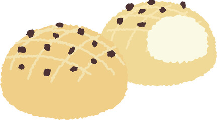 A popular bread in Japan. Bread called 