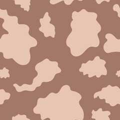 Skin with vitiligo texture, seamless pattern vector background