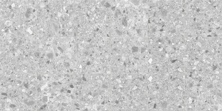 Porcelain stoneware tile seamless texture map, 3d graphic