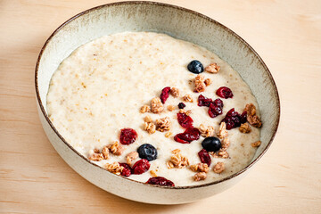 Oatmeal Porridge with fresh berries