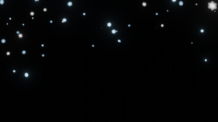background with snow particles