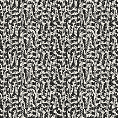 Monochrome Irregularly Woven Effect Textured Pattern