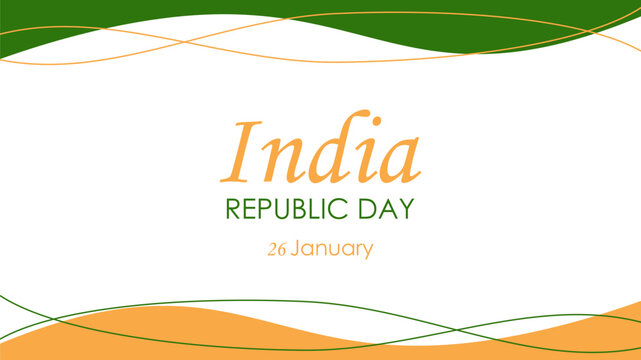 india republic day banner template vector stock