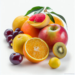 Delicious fruit on a clean background