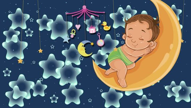 LOOP ANIMATION, LULLABY BACKGROUND.AUTHOR'S ANIMATION