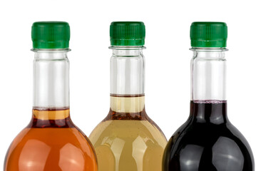 three wines in the plastic bottle