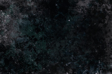 Fototapeta na wymiar Grunge black, green, blue abstract background illustration. Old black background. Grunge texture. Dark wallpaper. Blackboard