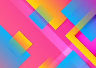 Abstract colorful geometric vector gradient background