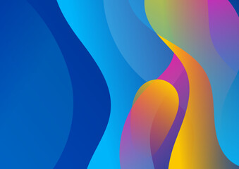 Abstract colorful geometric vector gradient background