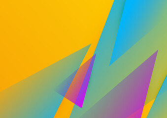 Abstract colorful geometric vector gradient background