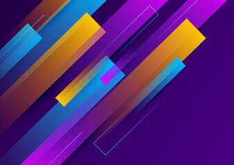 Abstract colorful geometric vector gradient background