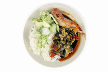 Teriyaki-Hähnchenbrust mit Edamame