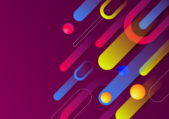 Abstract colorful geometric vector gradient background