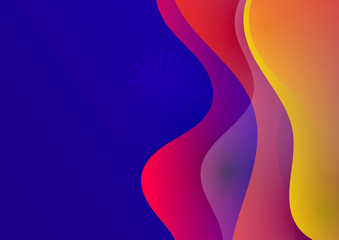 Abstract colorful geometric vector gradient background