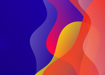 Abstract colorful geometric vector gradient background