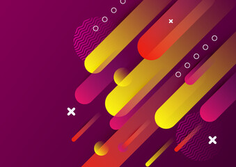 Abstract colorful geometric vector gradient background