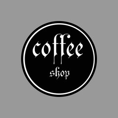 Rubber stamps of Coffee on white background