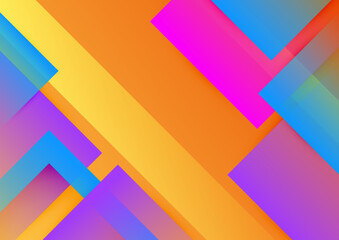 Abstract colorful geometric vector gradient background
