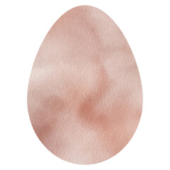 Egg Watercolor. Oval Shape
