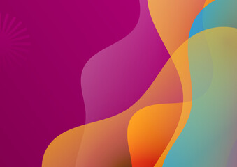 Abstract colorful geometric vector gradient background