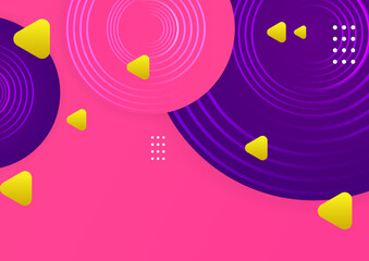 Abstract colorful geometric vector gradient background