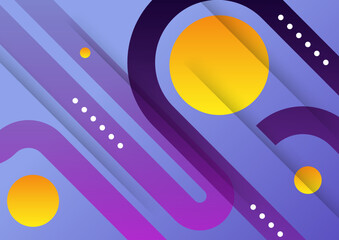 Abstract colorful geometric vector gradient background