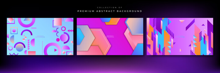 Modern abstract template background design