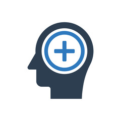 Add Mind Icon Sign Symbol
