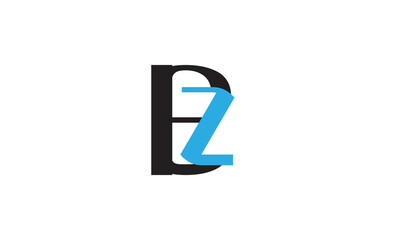 BZ bz letter design logo monogram logotype