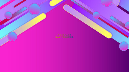 Modern design template background with geometric abstract shapes