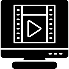 Obraz premium Desktop Computer Icon