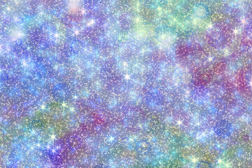 abstract colorful background with stars