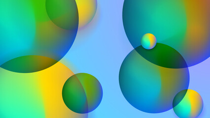 Modern gradient abstract colorful design background
