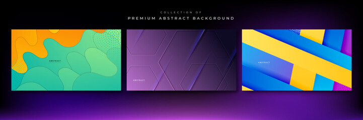 Modern abstract template background design