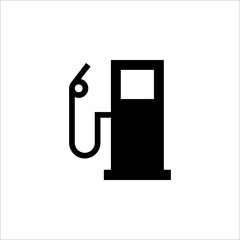 Fuel pump icon. gas station Vector illustration isolated on white background.