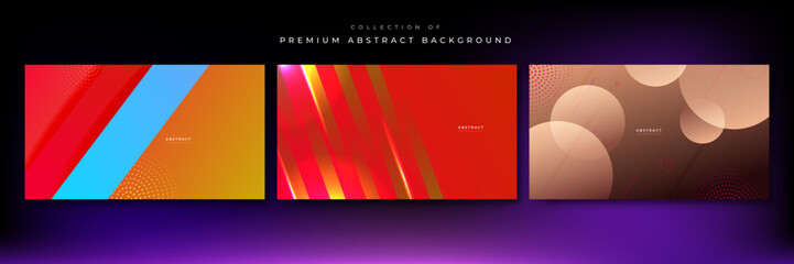 Modern gradient abstract colorful design background