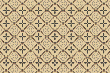 Seamless pattern wave background. Suitable for textile, paper and stationery products such as invitations, notebooks and party supplies. It would be great for gifts and homeware products