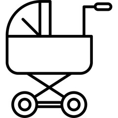 Baby Stroller Icon