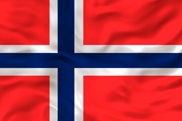 Fototapeta premium National flag of Bouvet islandBackground with flag of Bouvet island